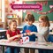 4E's Novelty Mini Valentine Mailbox – 5x3" Tin Mailbox for Kids, Cards, Candy & Classroom Favors – Cute DIY Craft Mailbox with Swinging Flag for Pretend Play, Notes, Gifts & Valentine’s Day Exchange